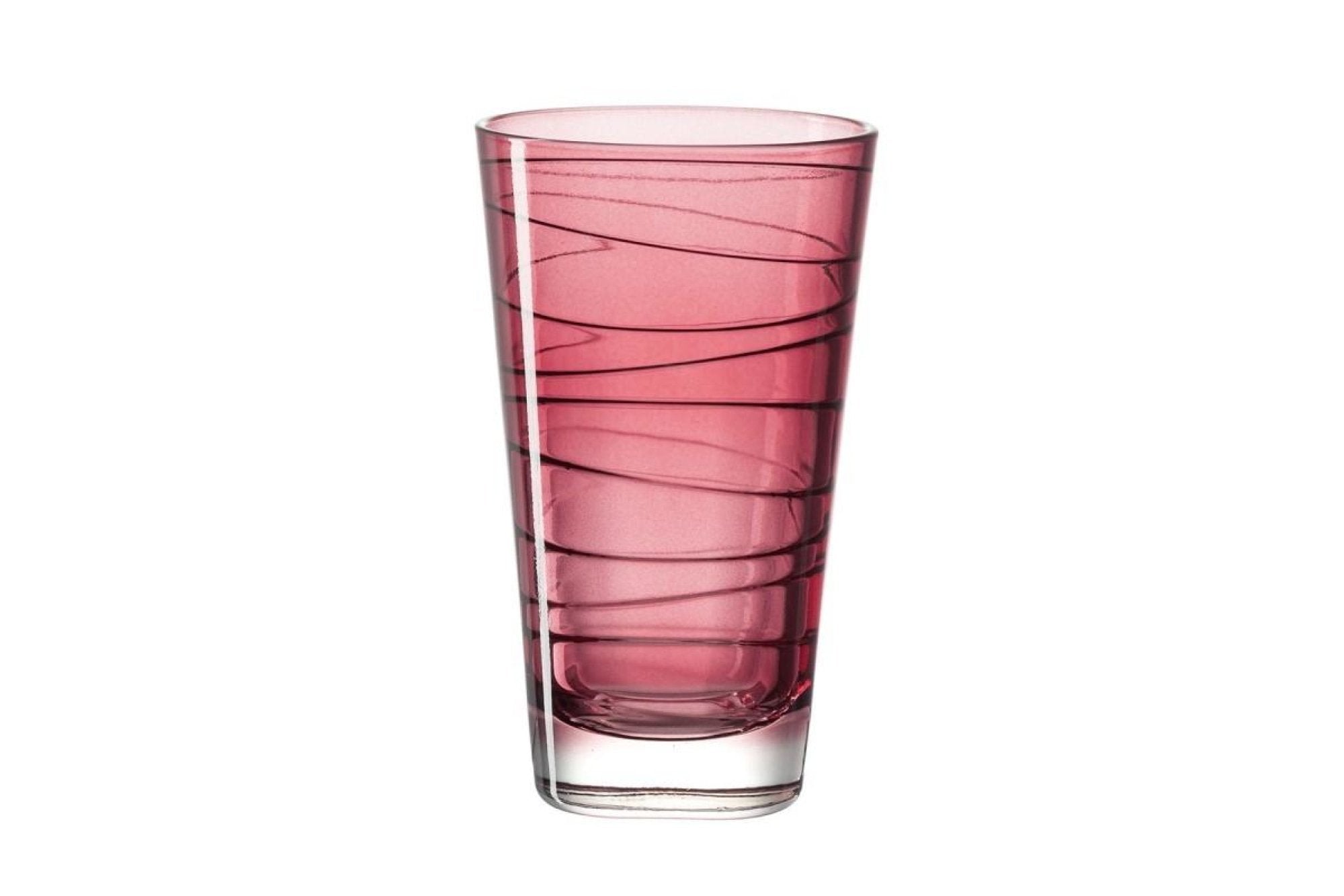 LEONARDO VARIO pohár üdítős 280ml piros