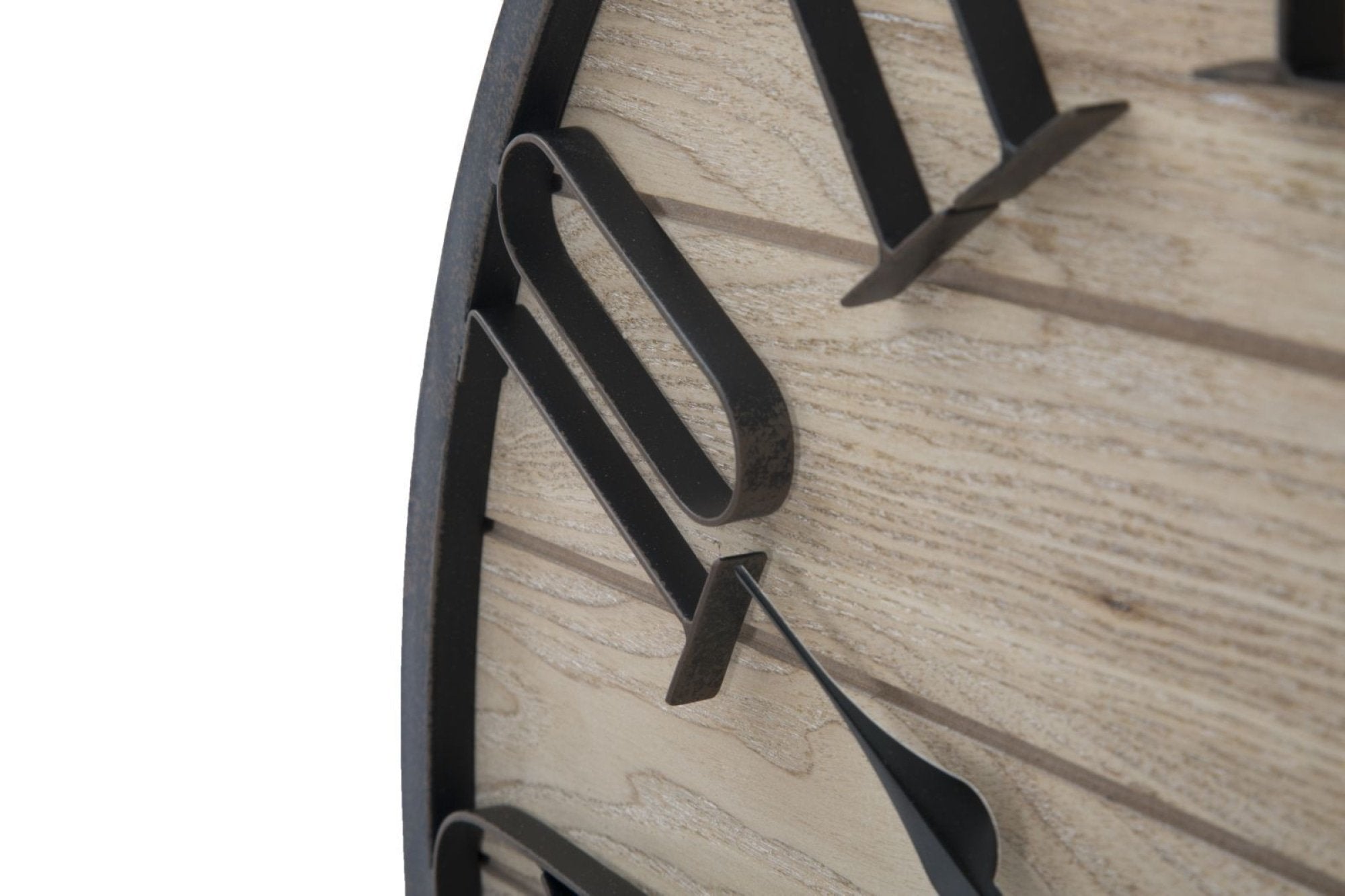 Mauro ferretti wood clock i barna és fekete mdf falióra