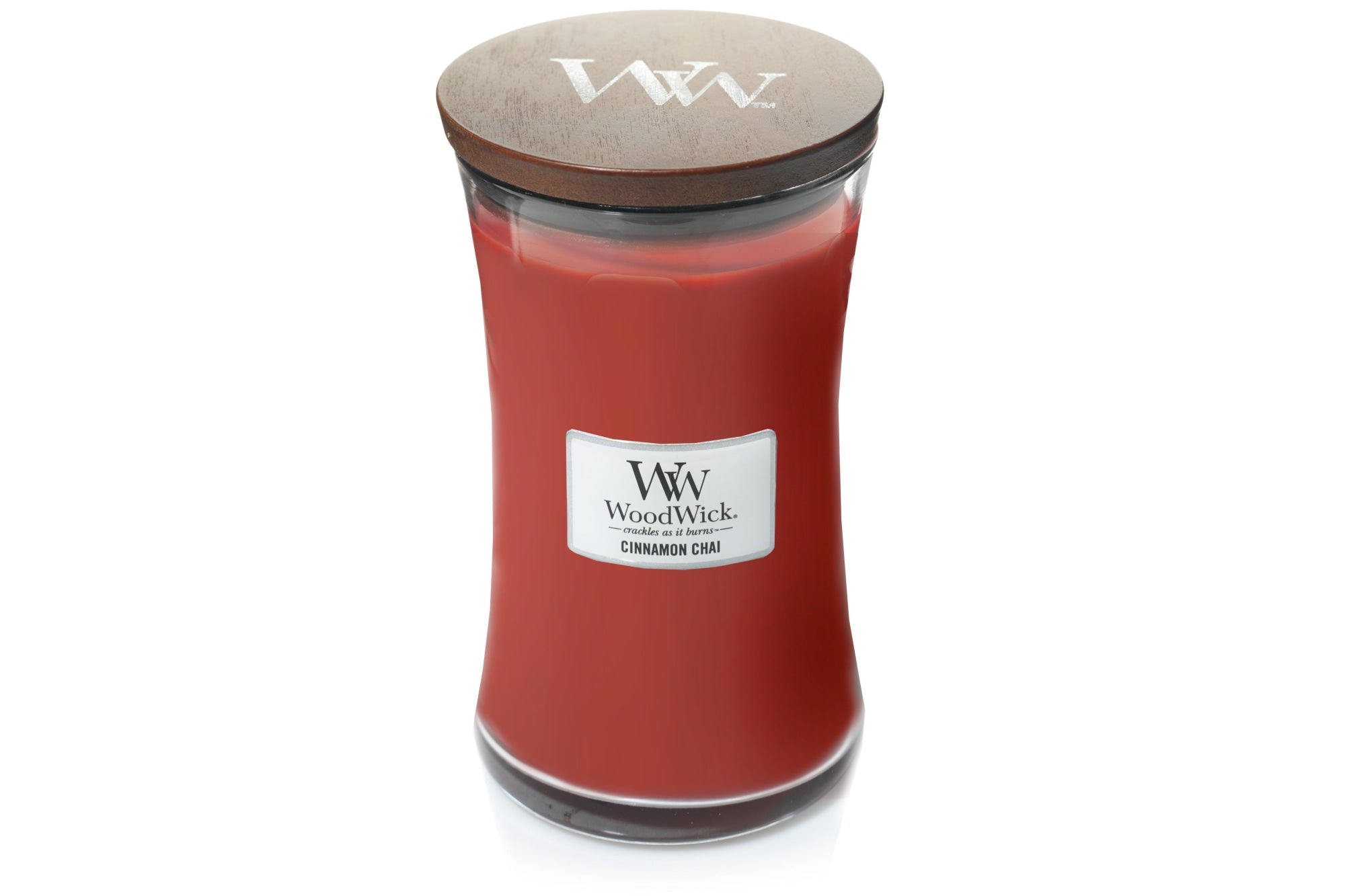 WoodWick CINNAMON CHAI nagy illatgyertya