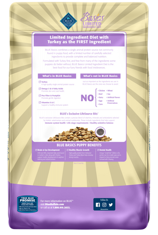 blue basics limited dog food