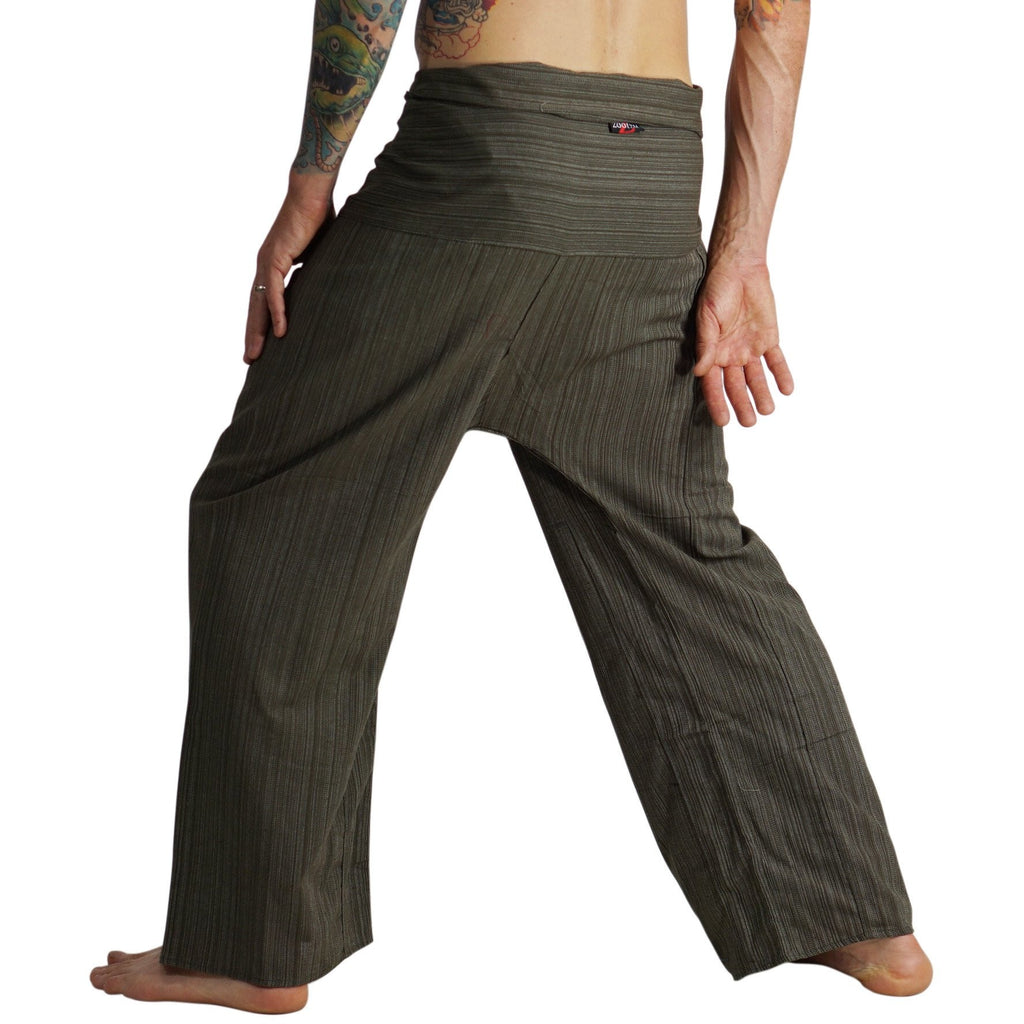 Thai Fisherman Pants - Striped Green – Zootzu Garb