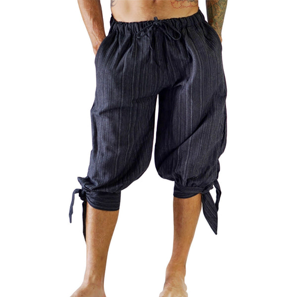 'Buccaneer' Pirate Pants - Striped Black – Zootzu Garb