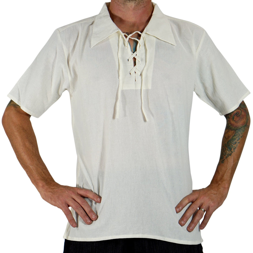 white renaissance shirt