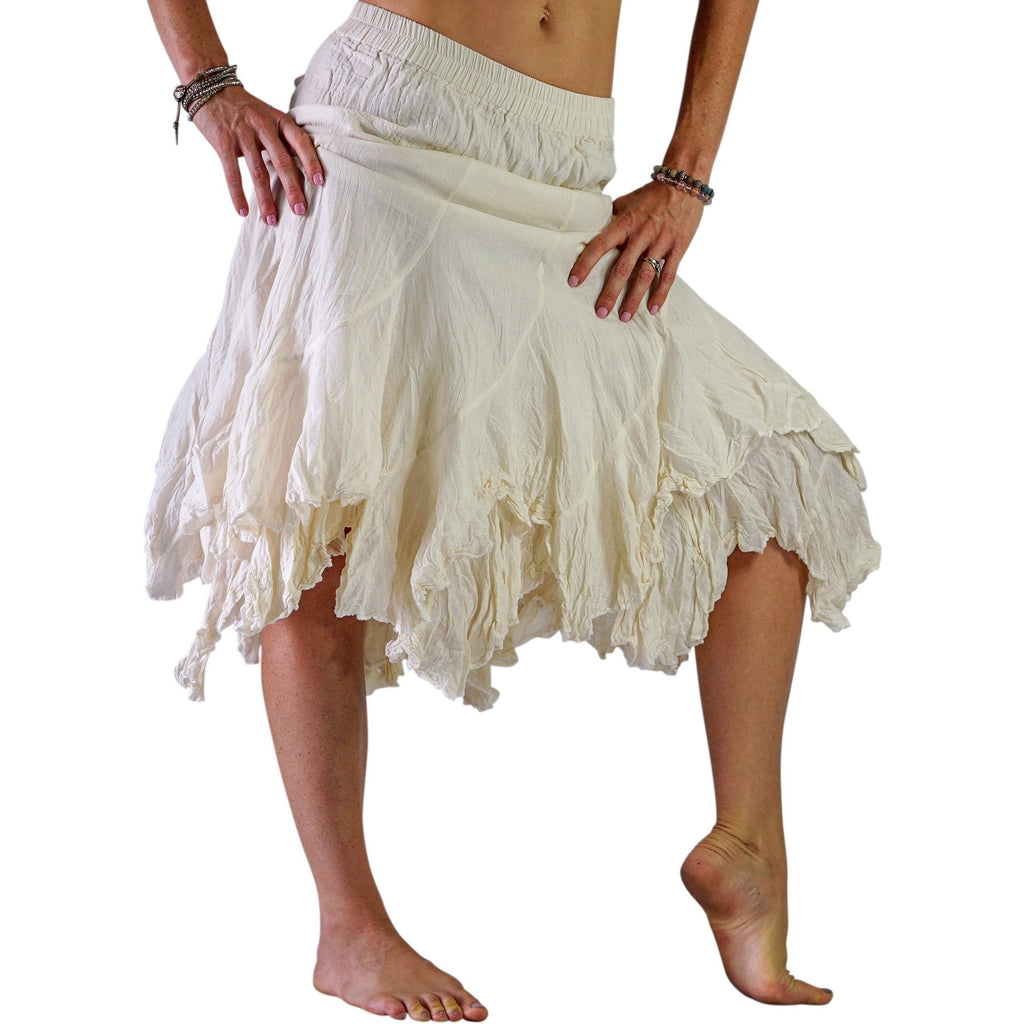 'Two Layer' Renaissance Skirt - Cream – Zootzu Garb