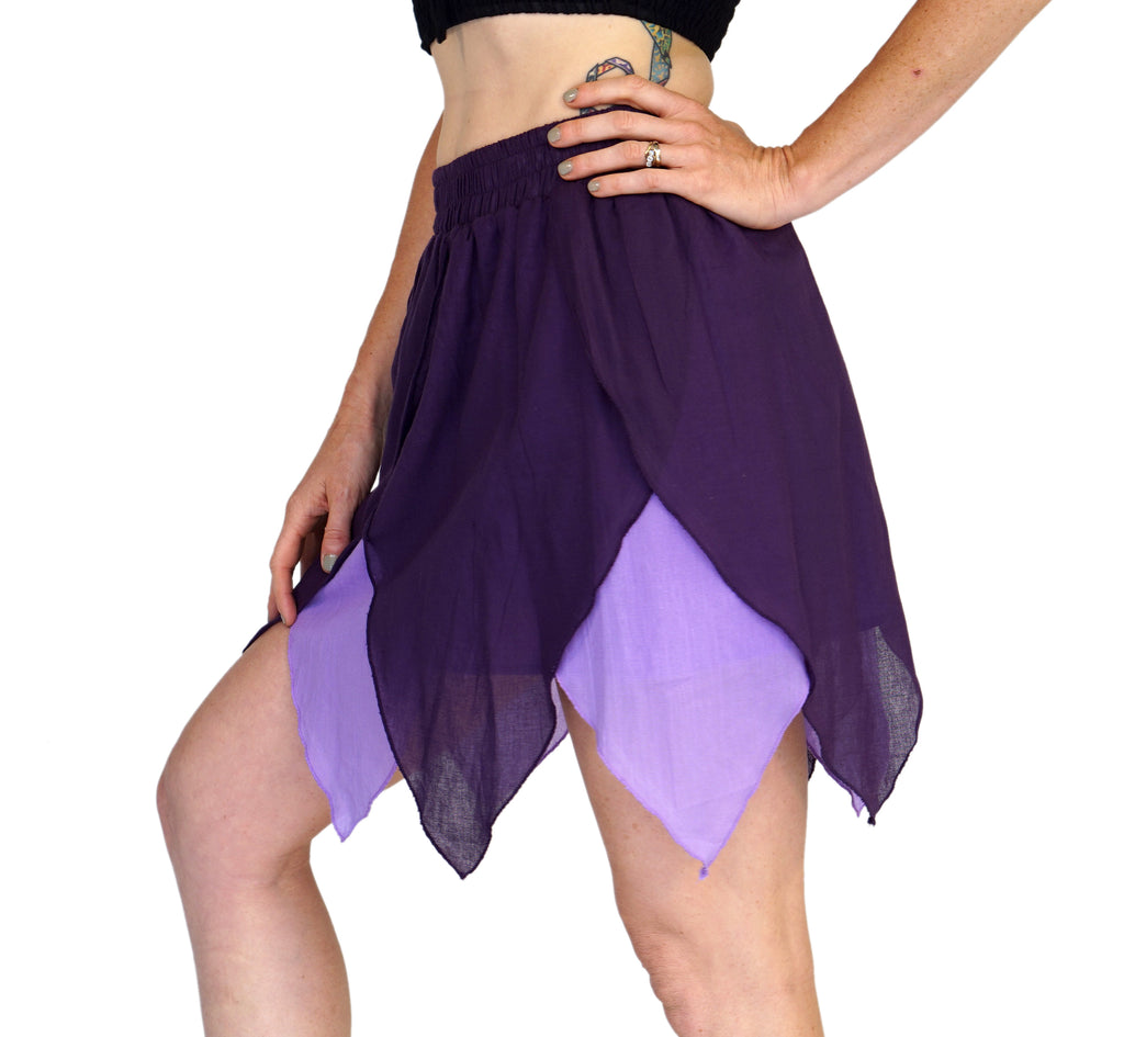 'Floating Petal Skirt' Fairy, Belly Dancer - Purples – Zootzu Garb