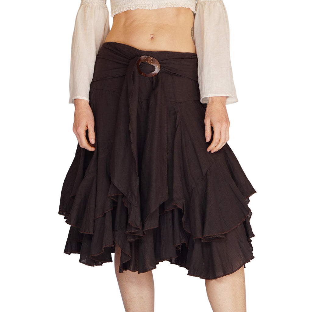 'Willow' Pirate Steampunk Skirt - Brown – Zootzu Garb