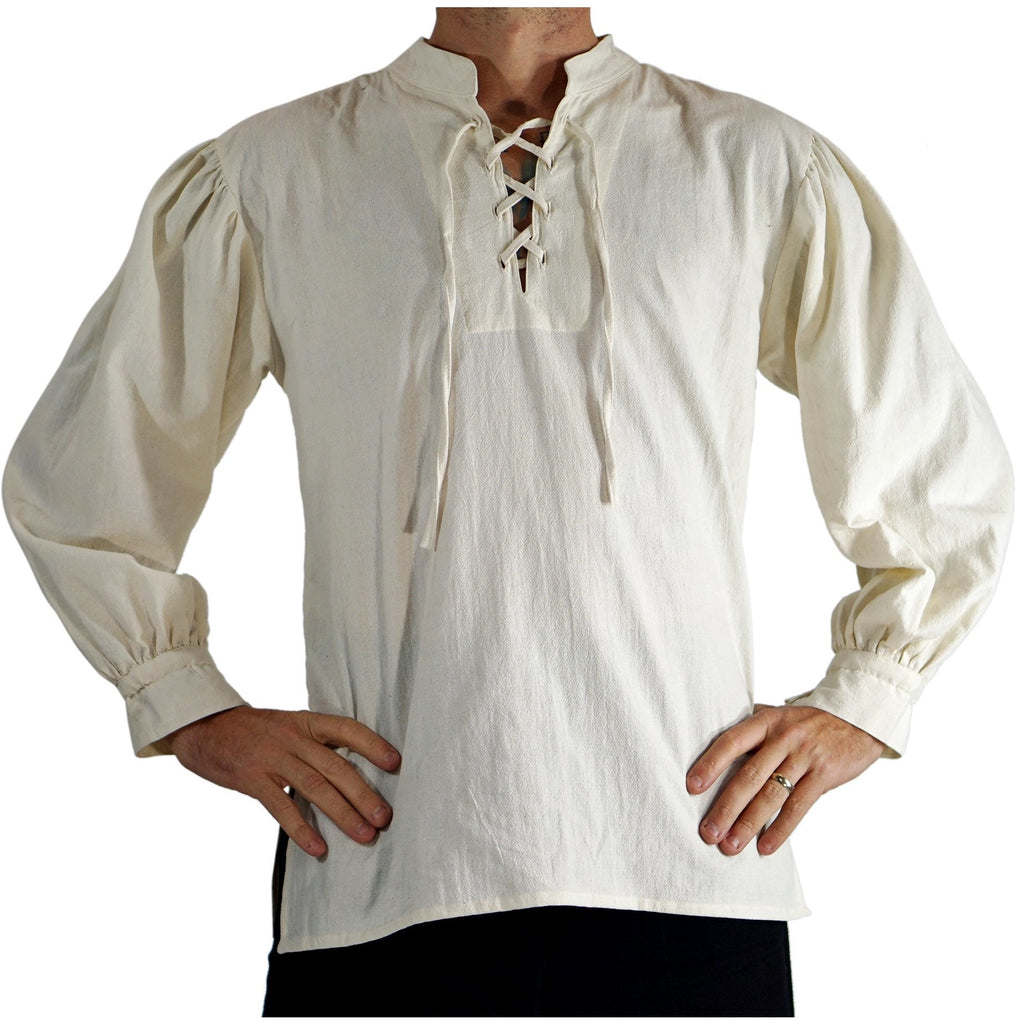 white renaissance shirt