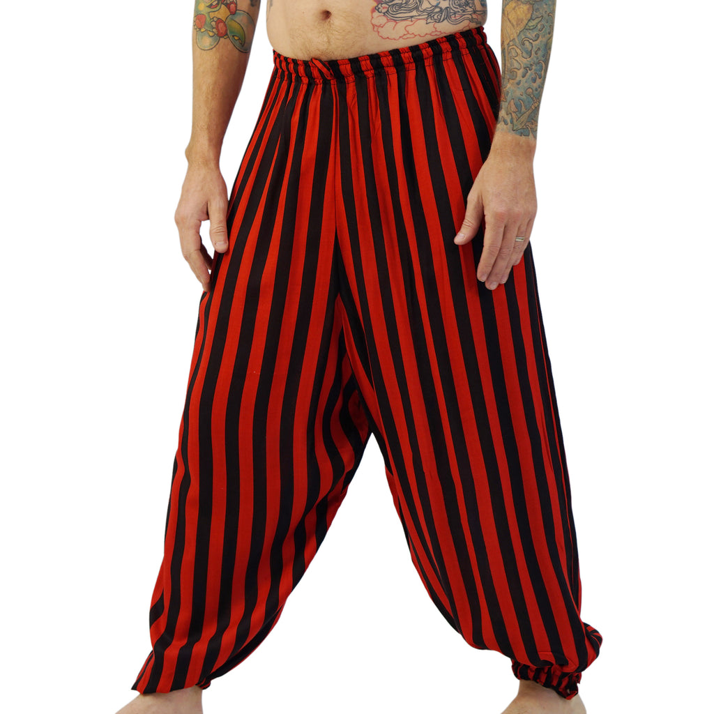 baggy striped pants