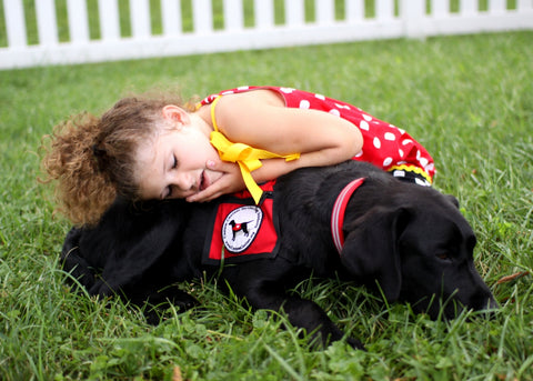 Child and Therapy Dog