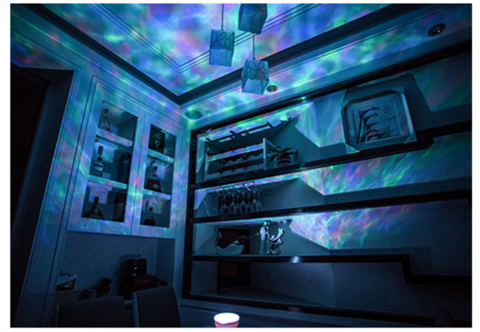 sensory room with lights