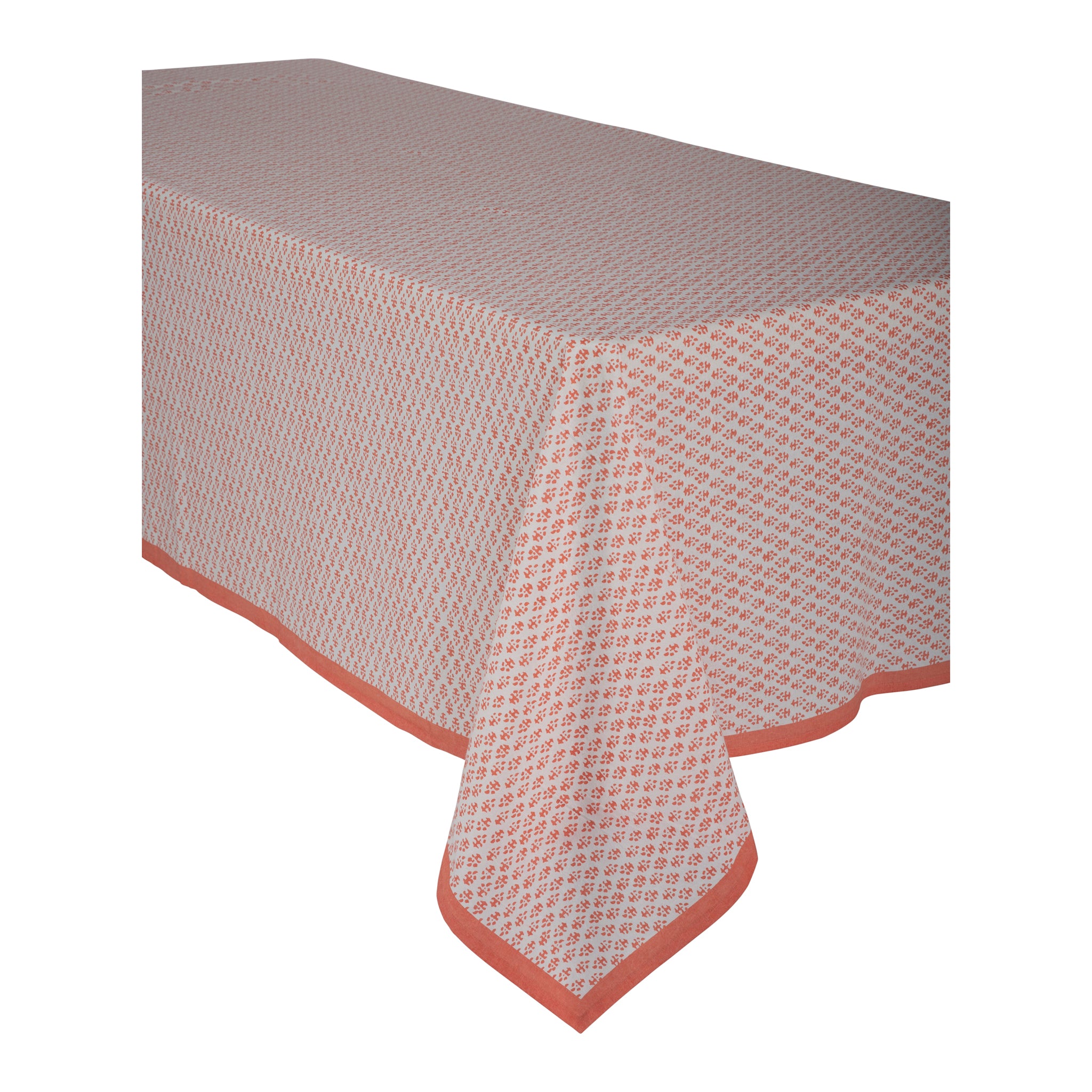 Batik Tablecloth 70" x 108" Coral