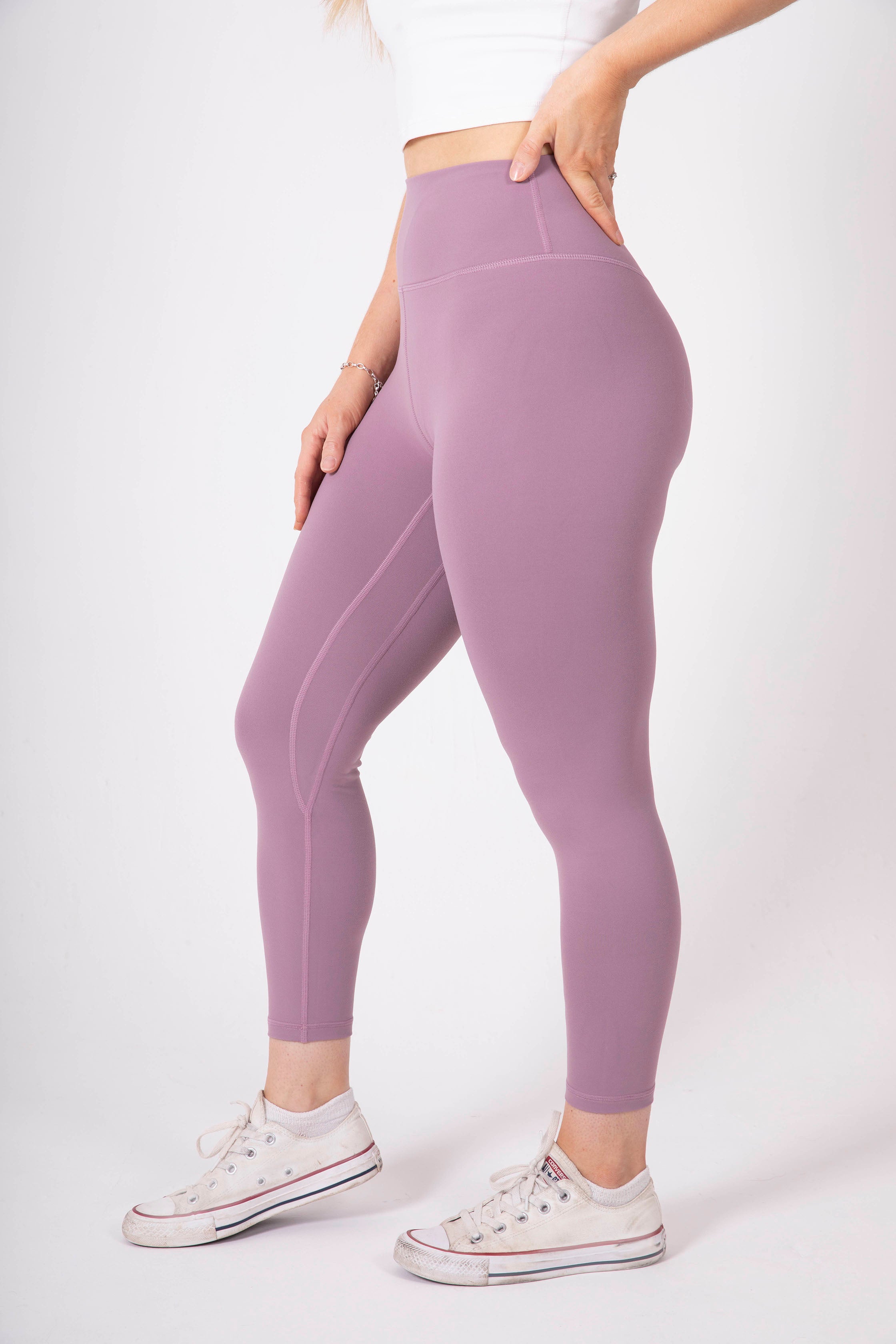 P’tula Alainah Allure Gym / Yoga Leggings in dusty mauve UK6 lululemon 2-4