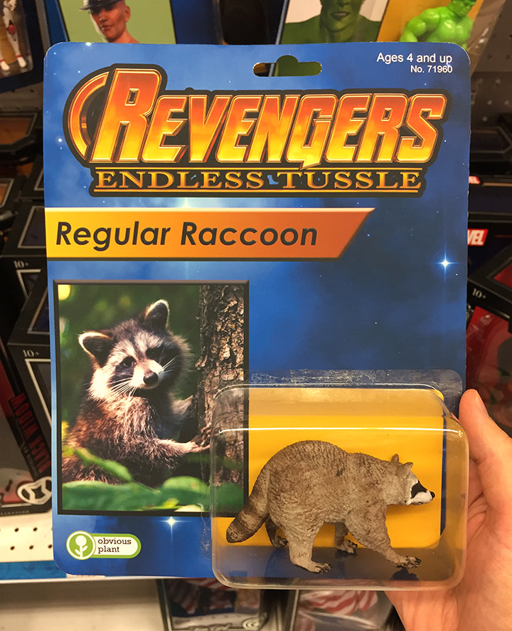 regular raccoon action figure