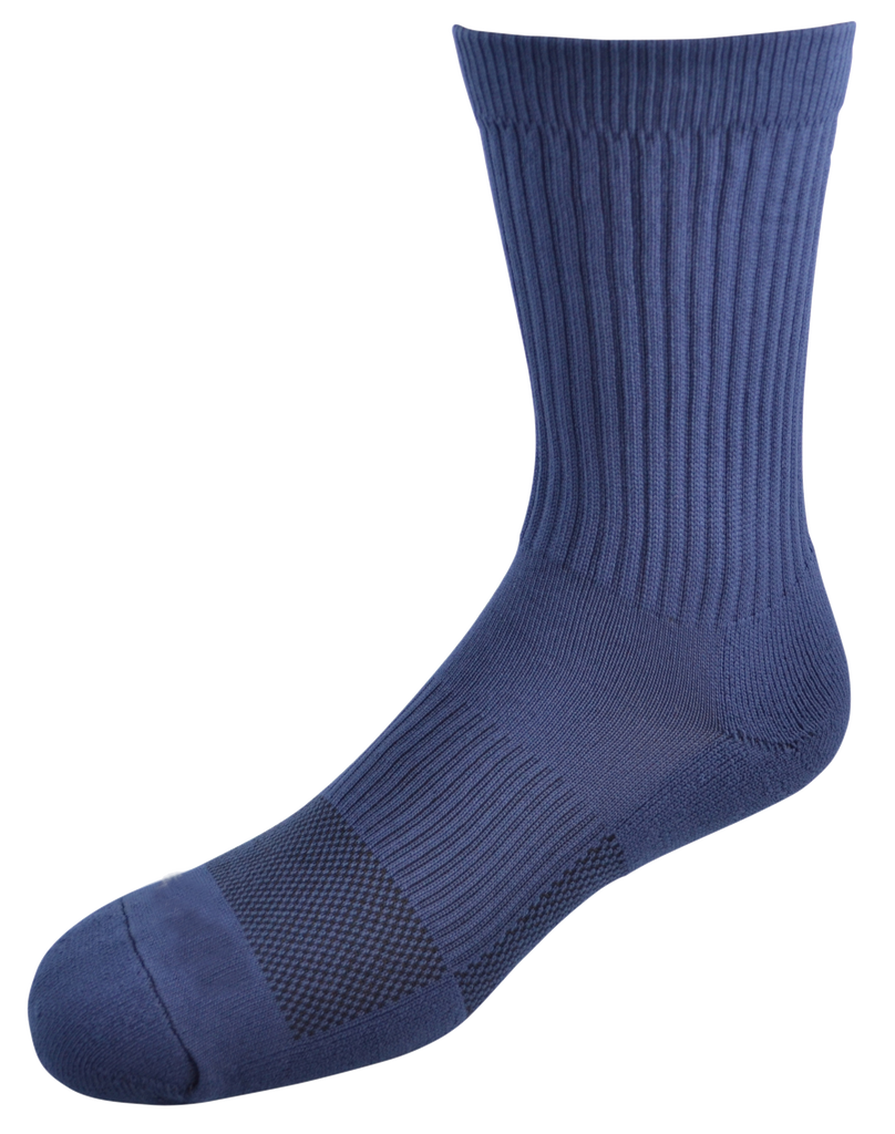 2ndWind Recovery Titanium-Infused High Crew Socks | Navy Blue - 2 Pack ...
