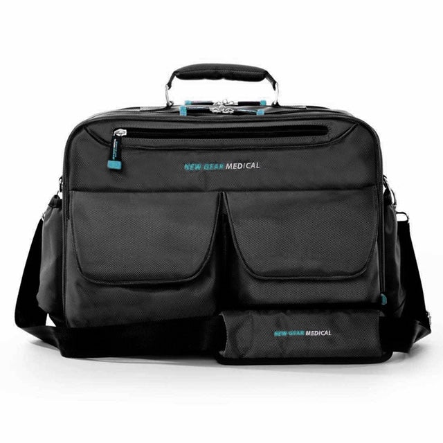 black laptop shoulder bag