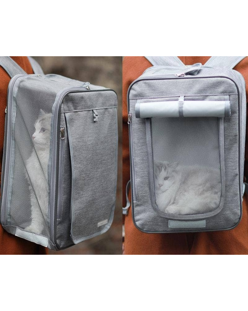 Multi-Functional Pet Backpack & Tote in Grey