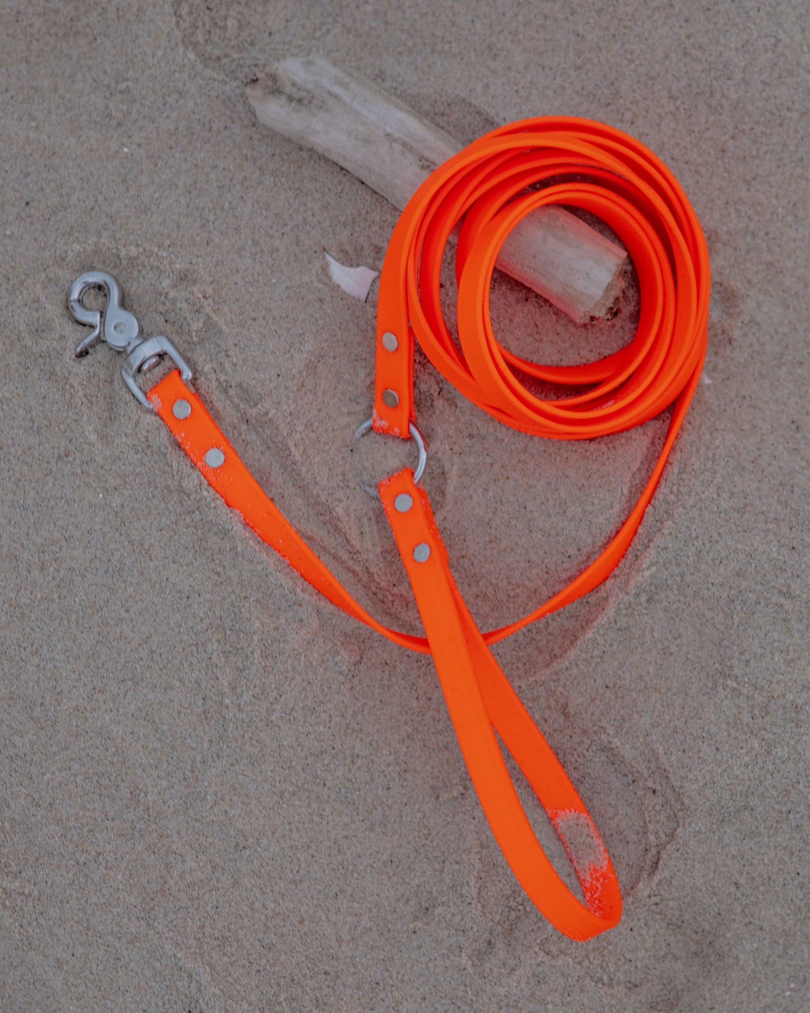 Weekend Long Leash in Neon Orange (10 or 20 Foot) (Made in the USA)