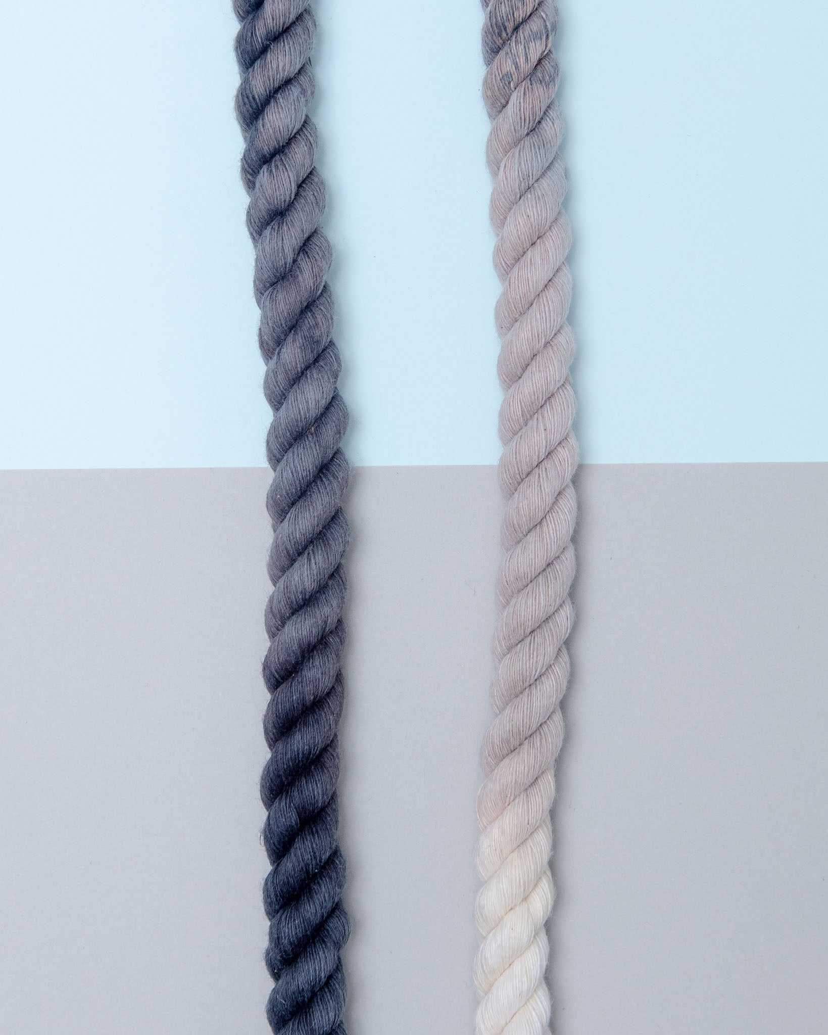 Rope Collar in Grey Ombre (Made in the USA)