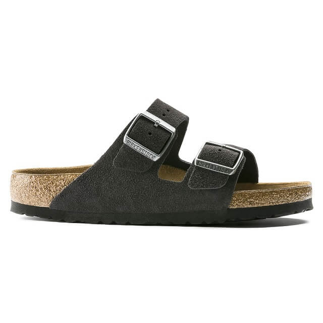 birkenstock arizona velvet grey suede