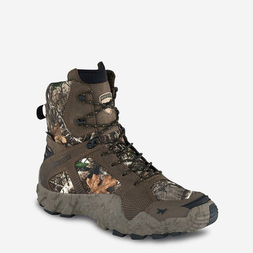 PINSV Waterproof Canvas Hiking Men Shoes Trekking Boots Outdoor Camouflage Hui SE / 7.5
