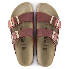 birkenstock washed metallic port