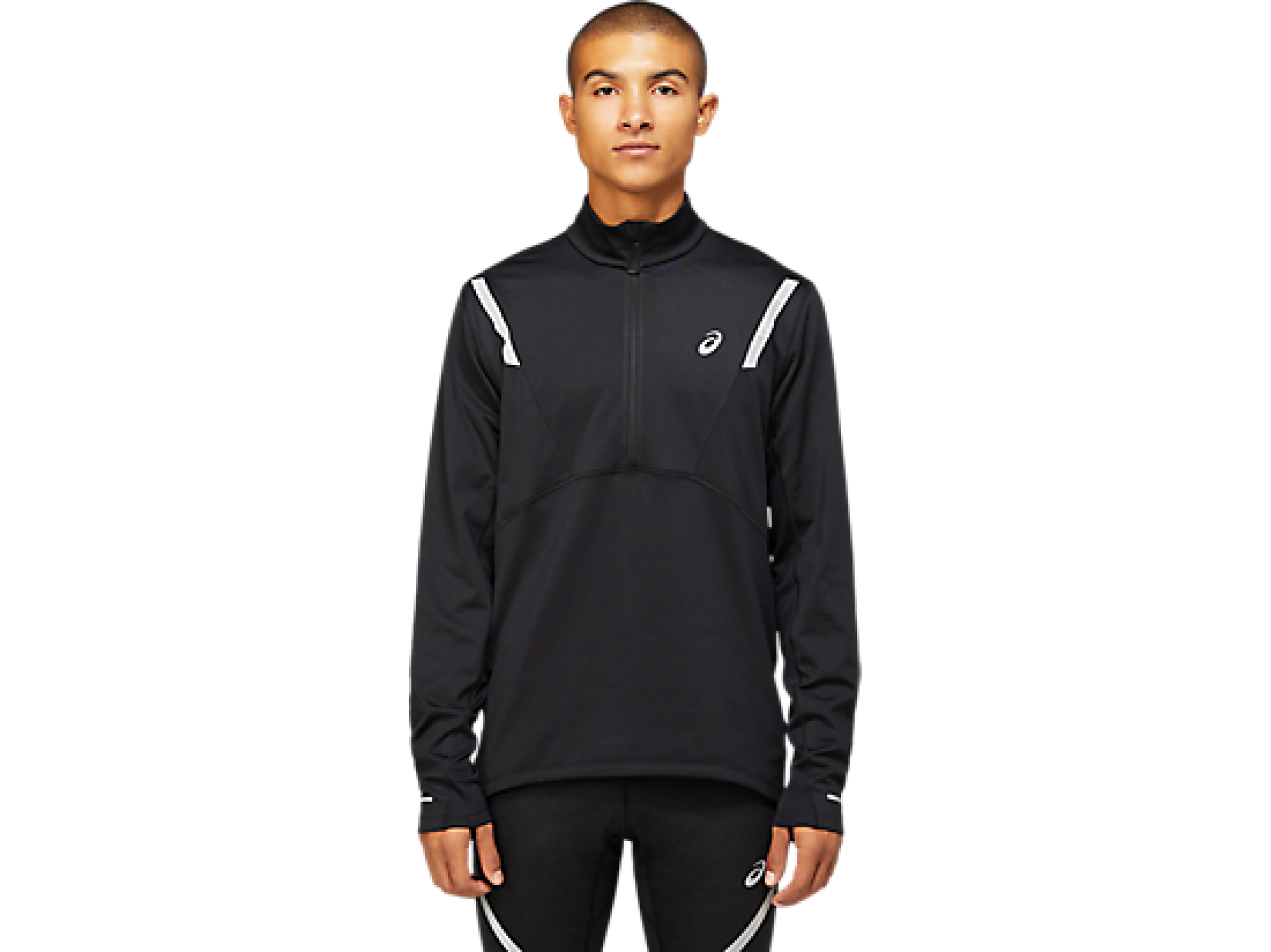 ASICS Mens Lite-Show Winter 1/2 Zip