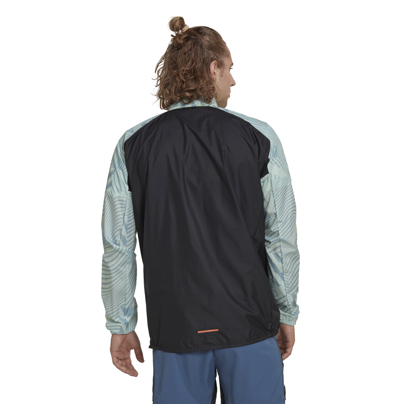 Adidas Mens Terrex Trail Running Printed Windbreaker