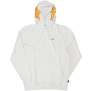 vans x thrasher white hoodie