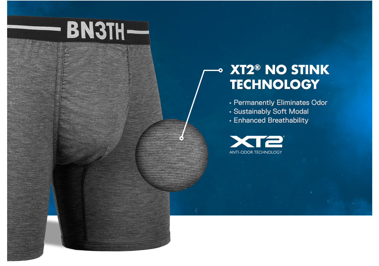 Infinite XT2 Anti-Stink Silver technology and ball support mens underwear