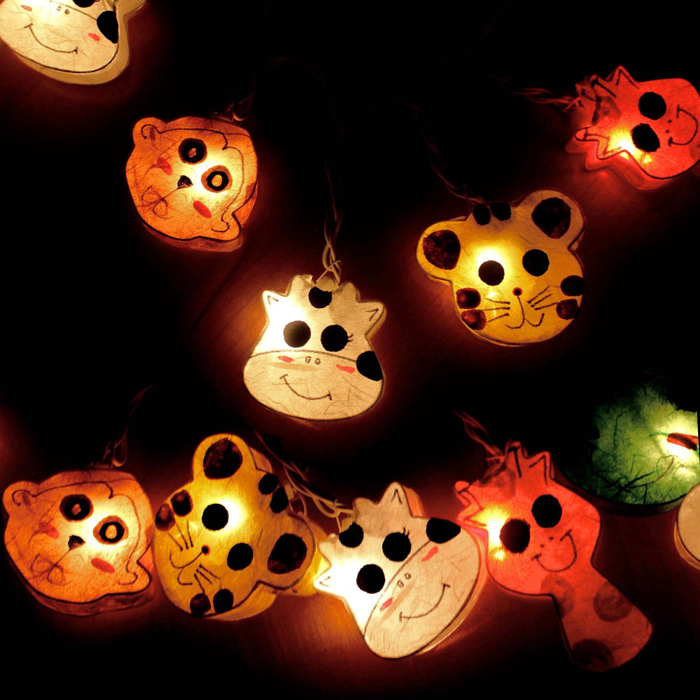 elephant paper lantern string light