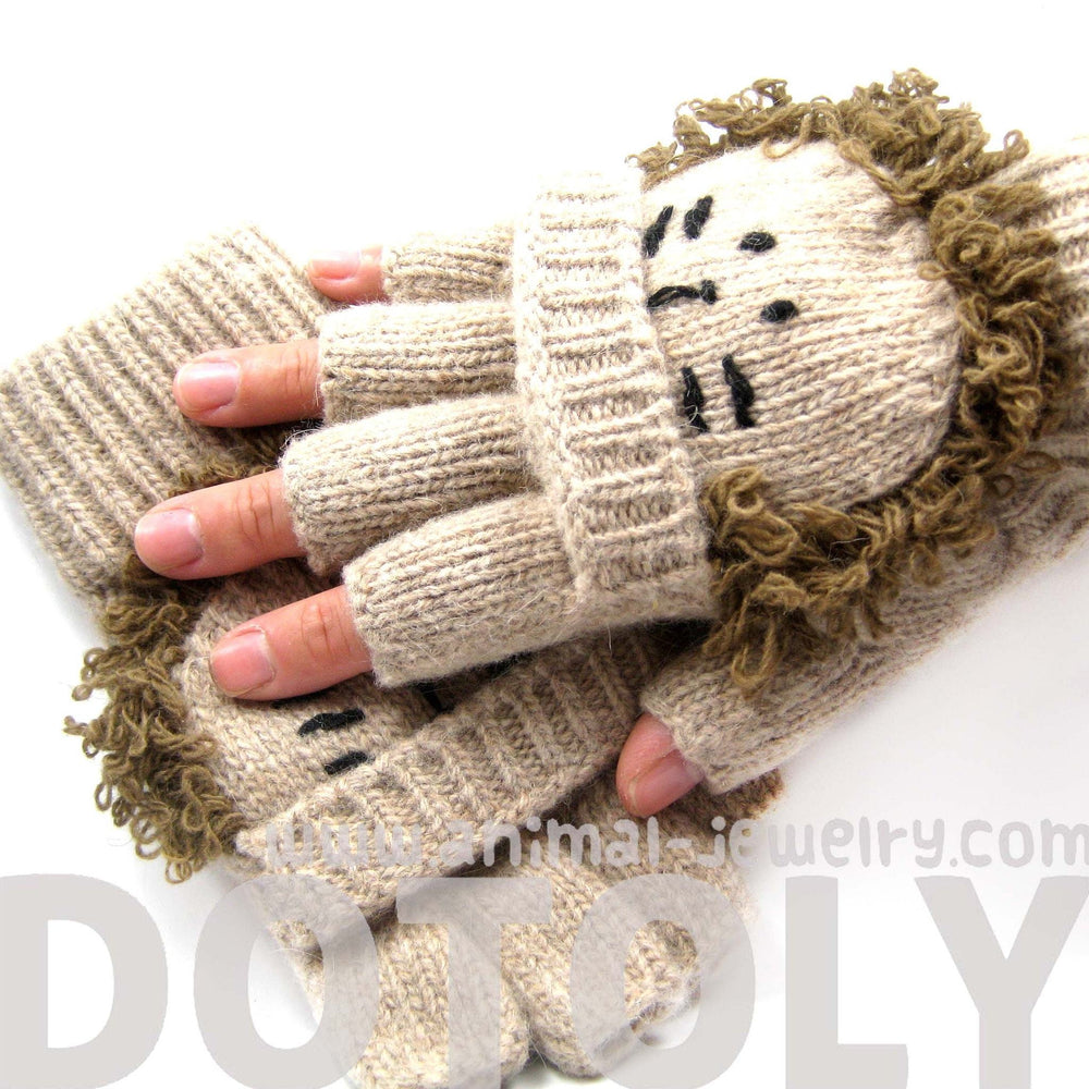 wool mitten gloves