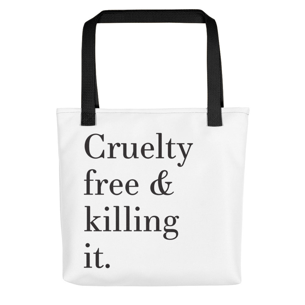 cruelty free tote bag