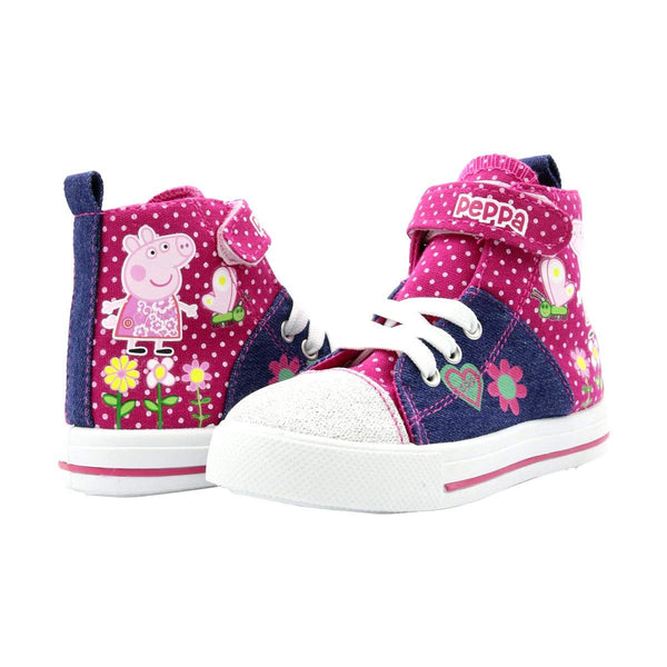 peppa pig high top sneakers