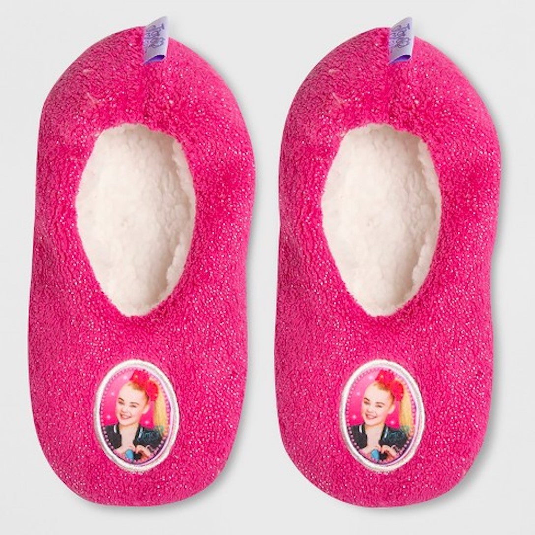 JoJo Siwa Girls Slipper Socks Sparkly 