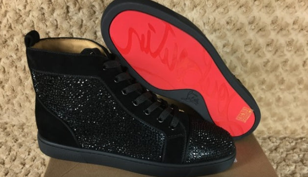 Black Glitter Christina Louboutin 