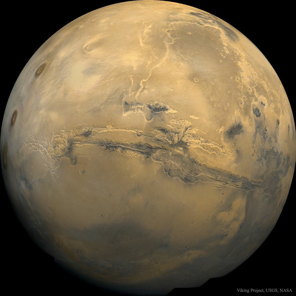 mars globe valles marineris grand canyon mars by viking