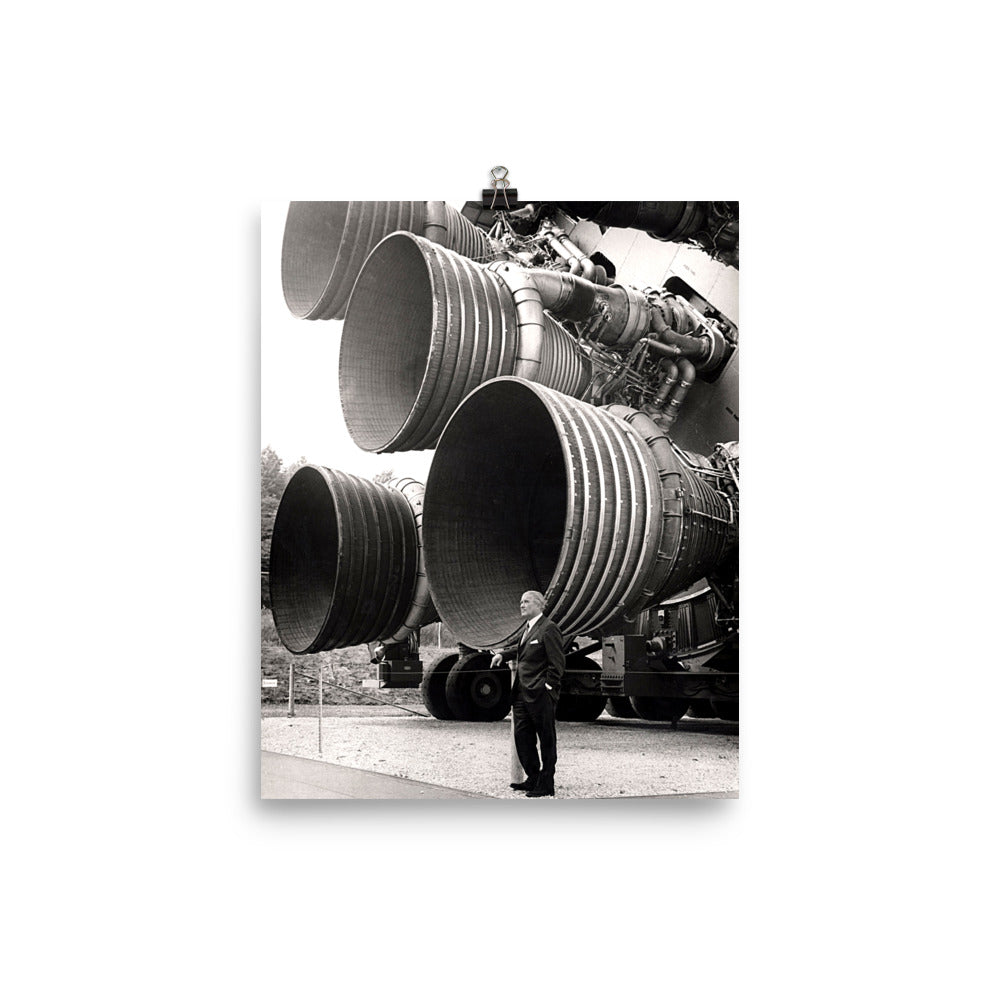 Saturn V F-1 Engines poster - Apes In Space product image