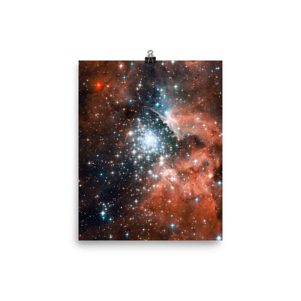 Star-forming Cluster NGC 3603 Poster - Apes In Space product image