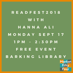 Hanna Ali at ReadFest 2018 Woman Activism Market FiftyFour