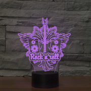 Lampe 3D Rock'n Roll