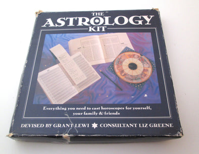 The Astrology Kit Books vintage 1980s Llewellyn how to cast a horoscop ...