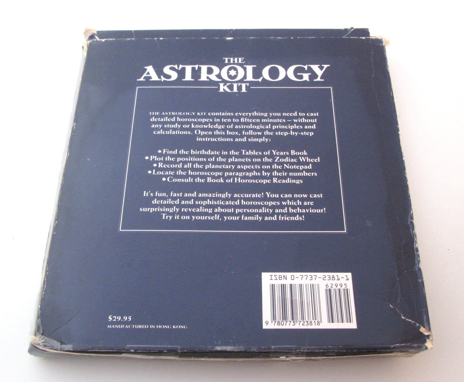 The Astrology Kit Books vintage 1980s Llewellyn how to cast a horoscop ...