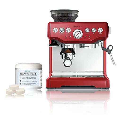 breville espresso machine clean me light