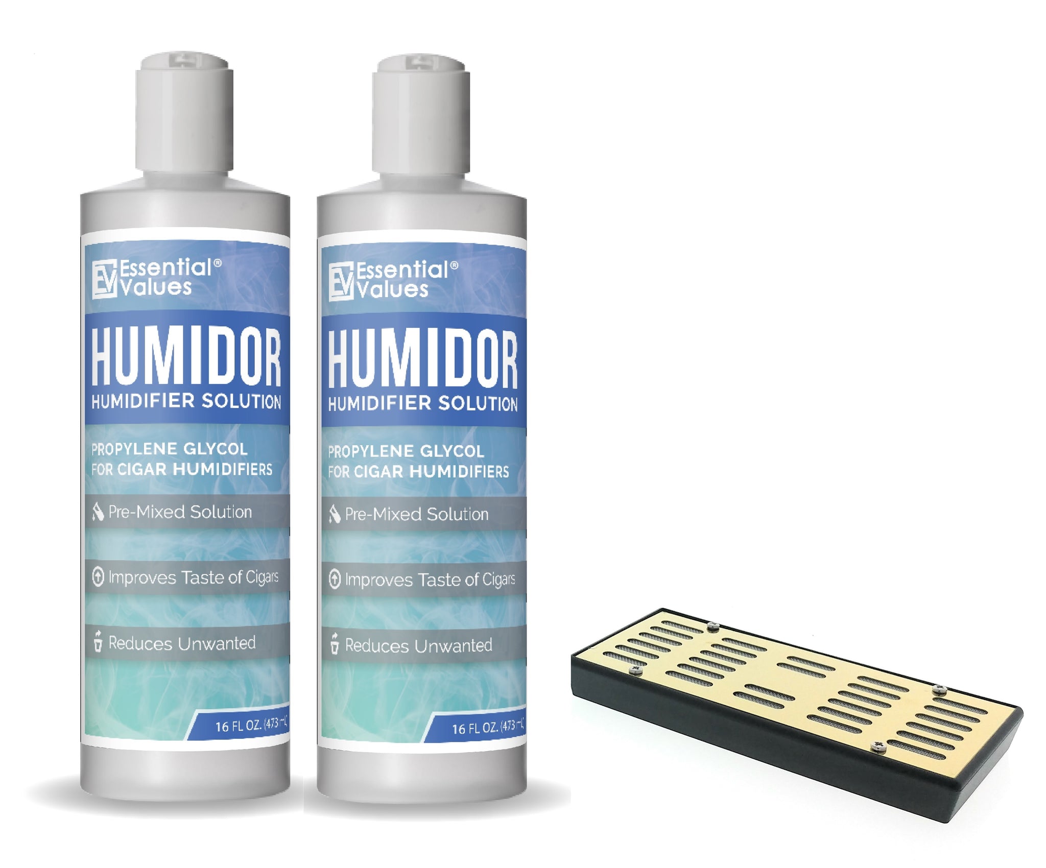 Humidor Solution & Humidor Humidifier 16oz Propylene Glycol – Essential Values