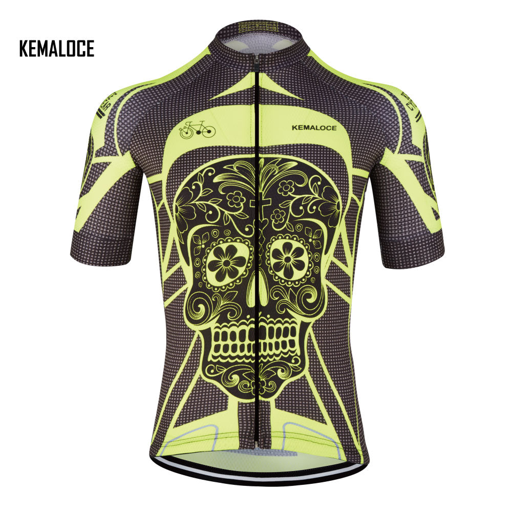 sugar skull cycling jersey