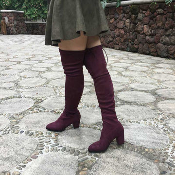 plus size thigh high boots