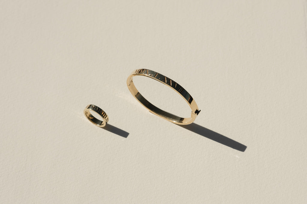 Roman Ring and Roman Bangle by Grace Lee