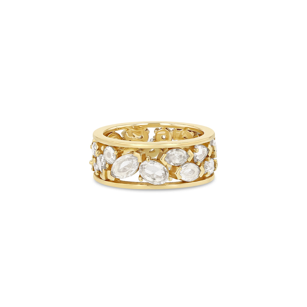 Mixed Rose-Cut Diamond Band – GRACE LEE