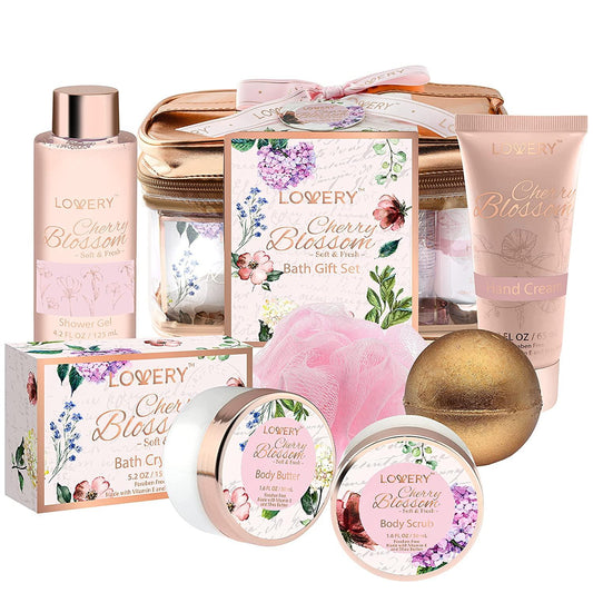 Lovery 9 Piece Vanilla Coconut Home Spa Body Care Gift Set - Macy's