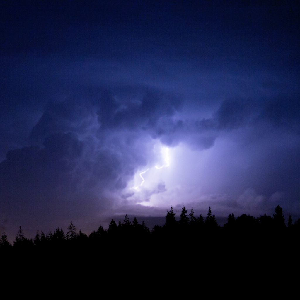 thunderstorm sounds and rain